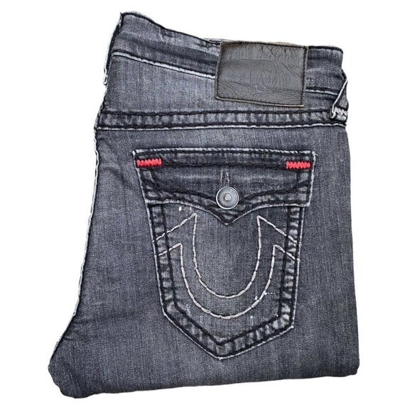 True Religion Jeans Size 36 RICKY Gray - Picture 1 of 6